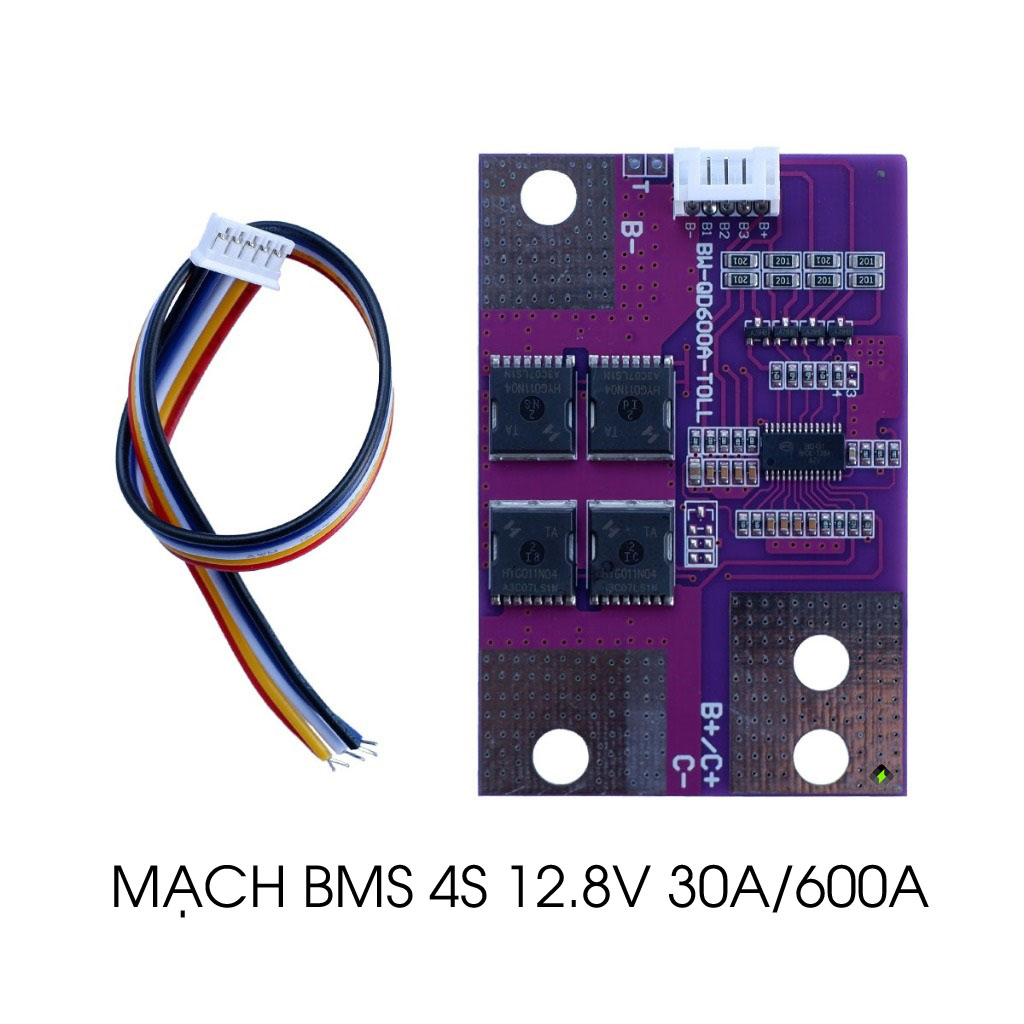 Mạch sạc bảo vệ pin BMS 4S Cell Pin 600A - BW-QD600A TOLL