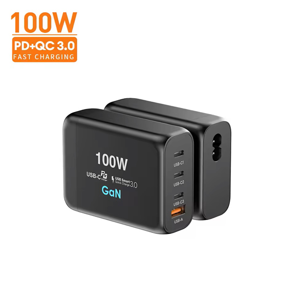 Sạc Nhanh Siêu Mỏng Vina 100W Sạc Cho Máy Tính Macbook Pro Máy Tính Xách Tay - màu đen