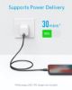 CĂ¡p sáº¡c nhanh USB Type C to Lightning Anker A8633 PowerLine II dĂ i 1.8m mĂ u Ä‘en