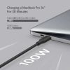 CĂ¡p sáº¡c nhanh USB Type C Anker A8552 643 Flow 100W dĂ i 0.9m mĂ u Ä‘en