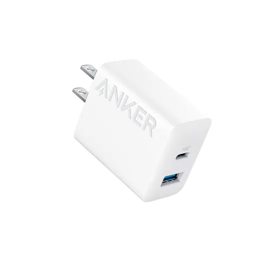 Sáº¡c Nhanh 2 Cá»•ng USB-A vĂ  C Anker A2348 20W